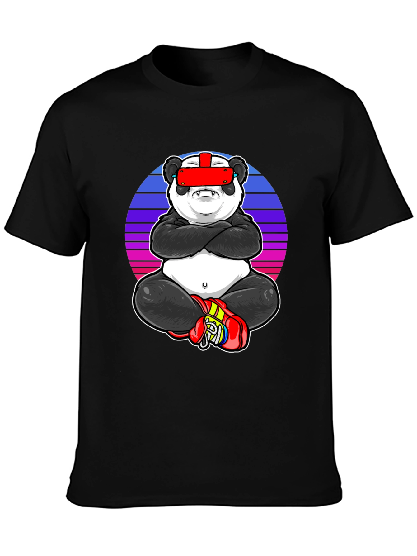 VR Panda Graphic Tee - Gamer Style