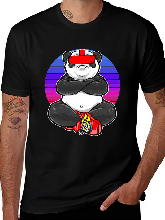 VR Panda Graphic Tee - Gamer Style