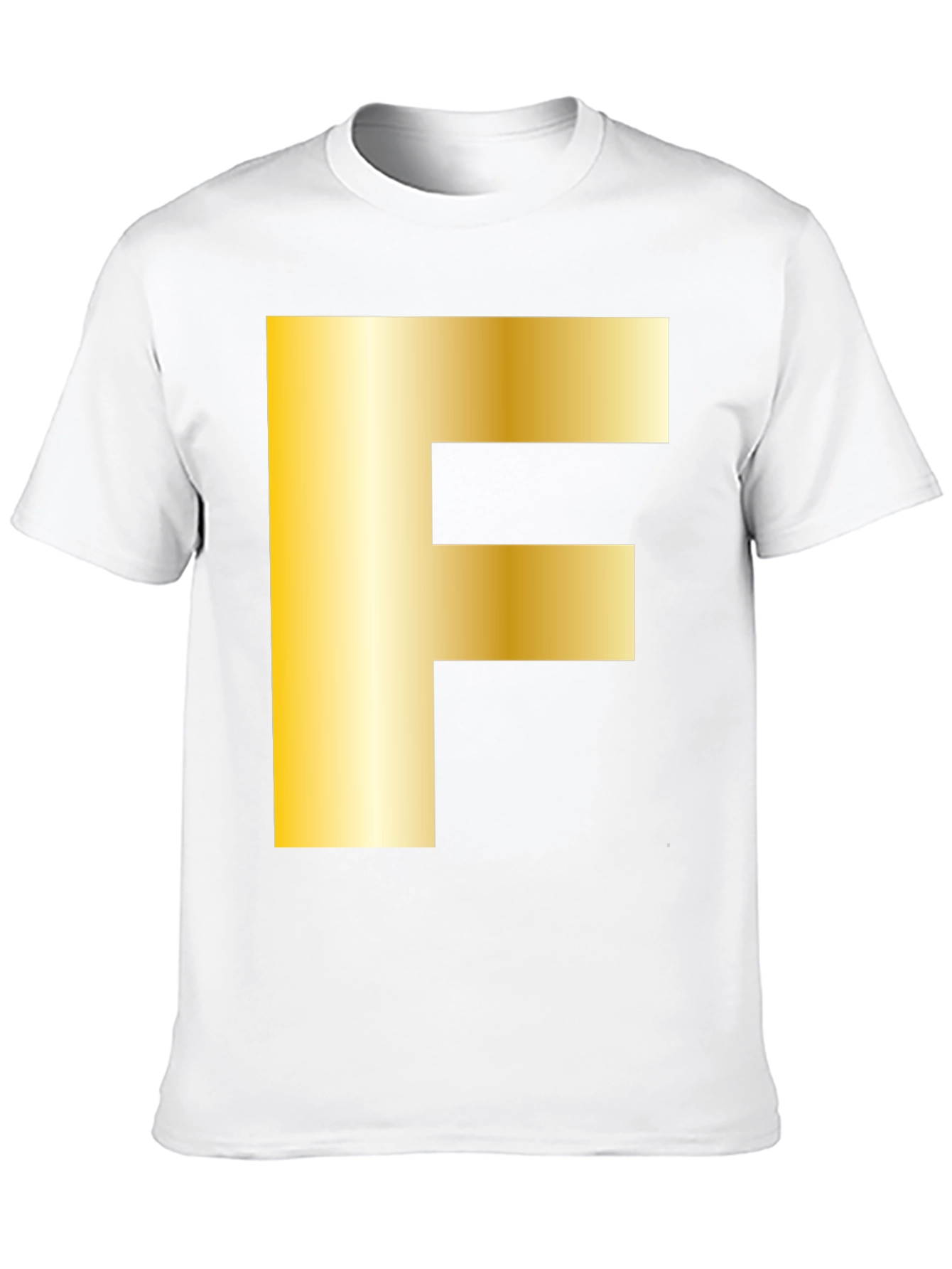 Golden F Graphic Black T-Shirt