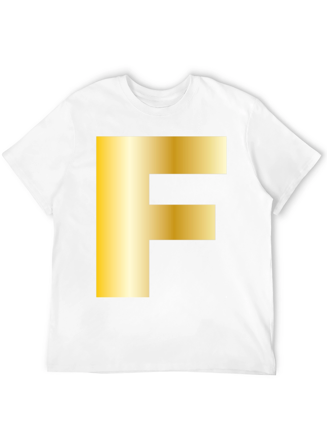 Golden F Graphic Black T-Shirt