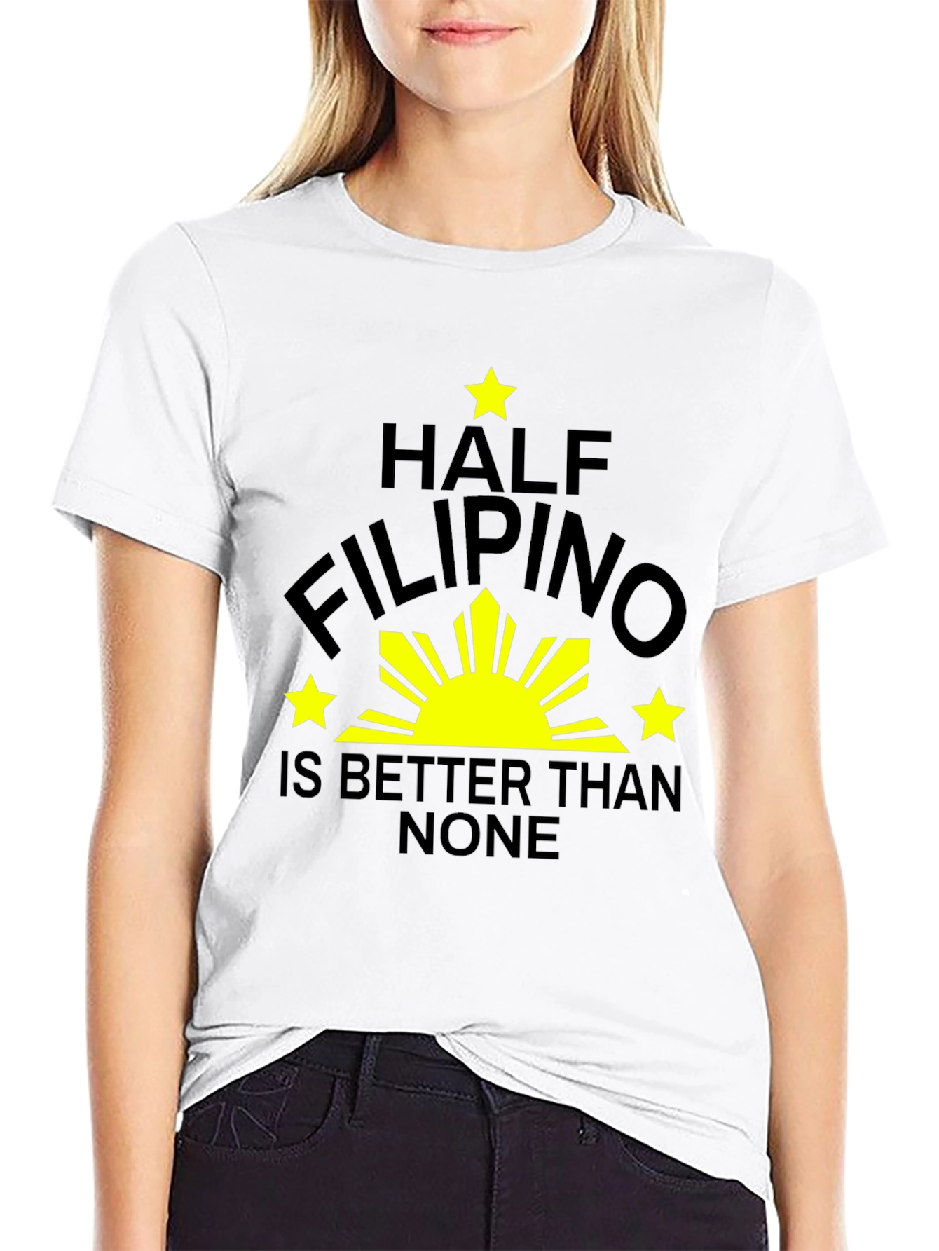 Half Filipino T-Shirt - Funny Pinoy Pride Tee