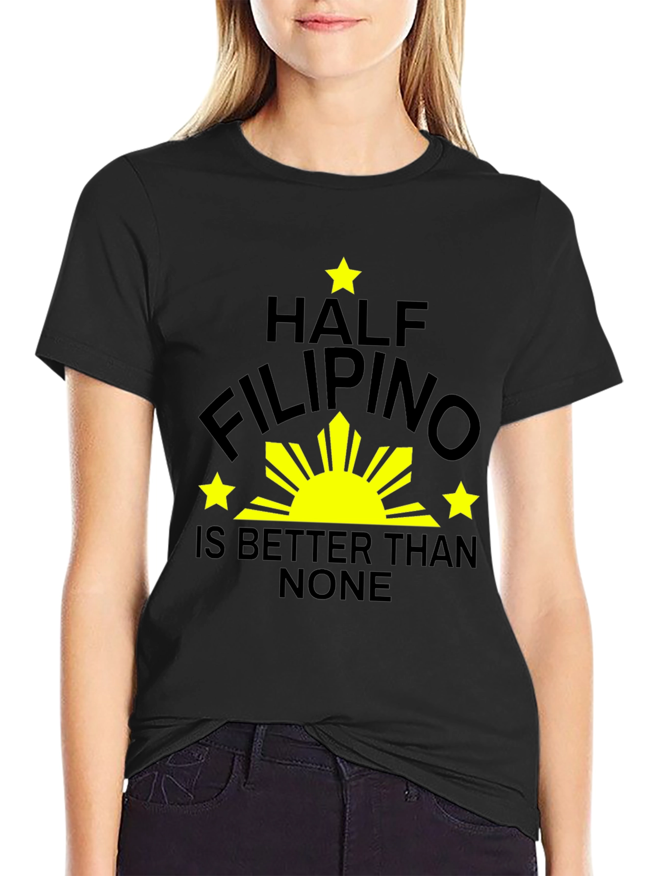 Half Filipino T-Shirt - Funny Pinoy Pride Tee