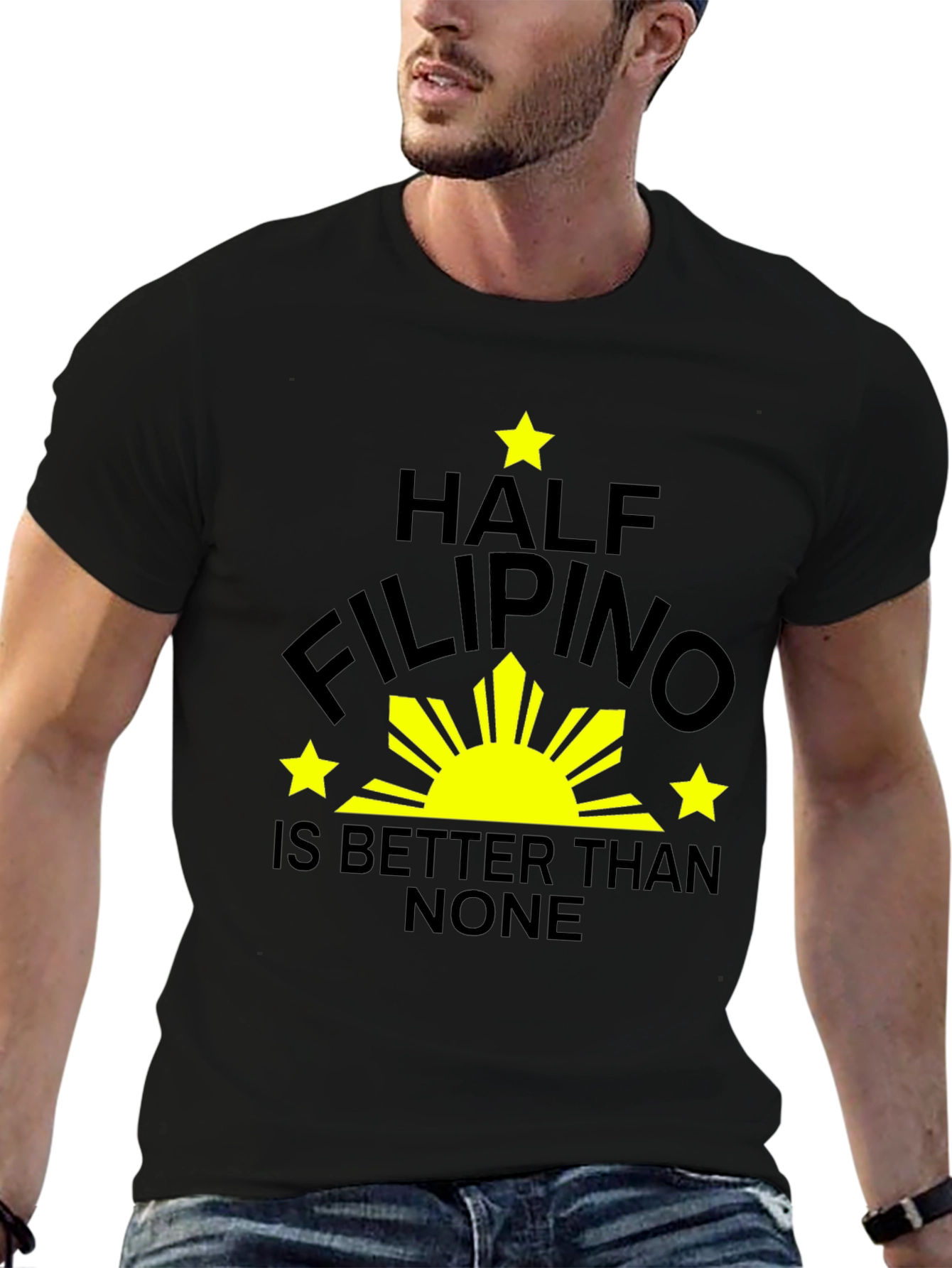 Half Filipino T-Shirt - Funny Pinoy Pride Tee