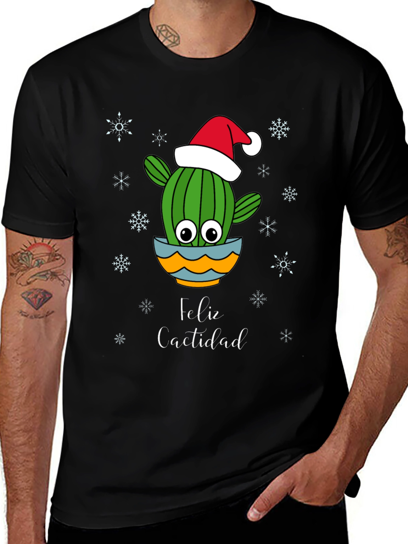 Feliz Cactidad Cactus Christmas Holiday Shirt