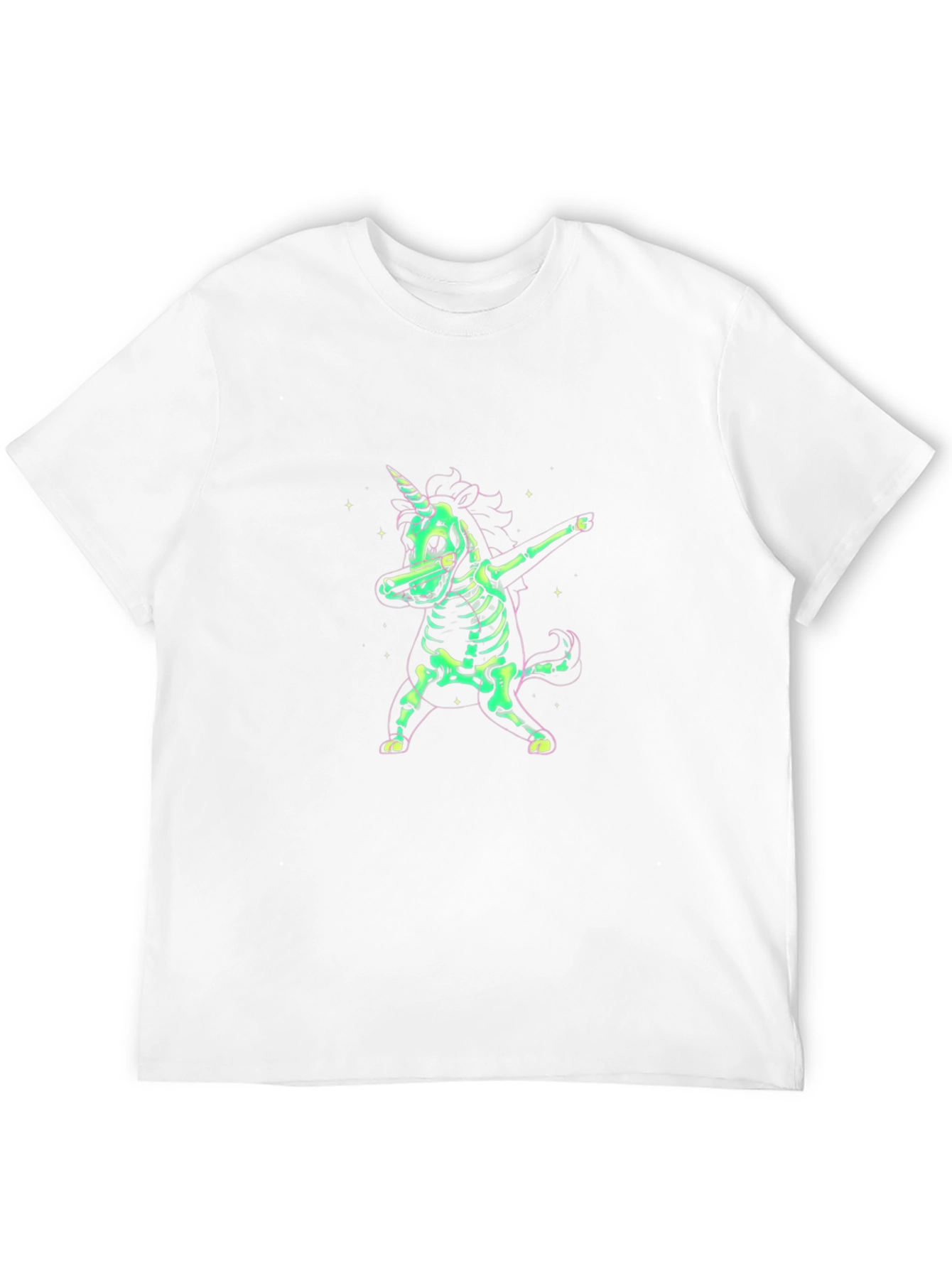 Unicorn Skeleton Dabbing Tee