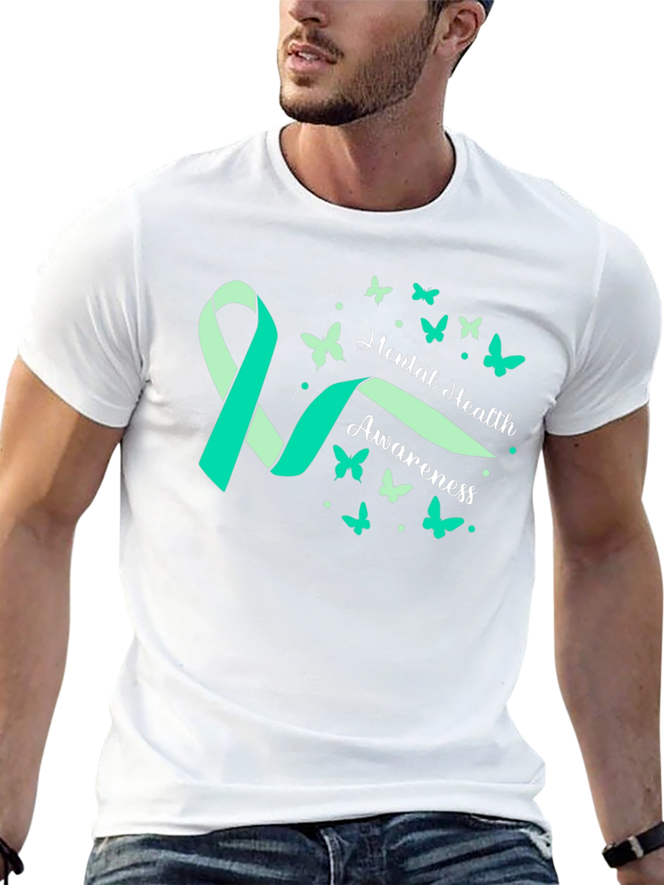 Mental Health Awareness Ribbon T-Shirt