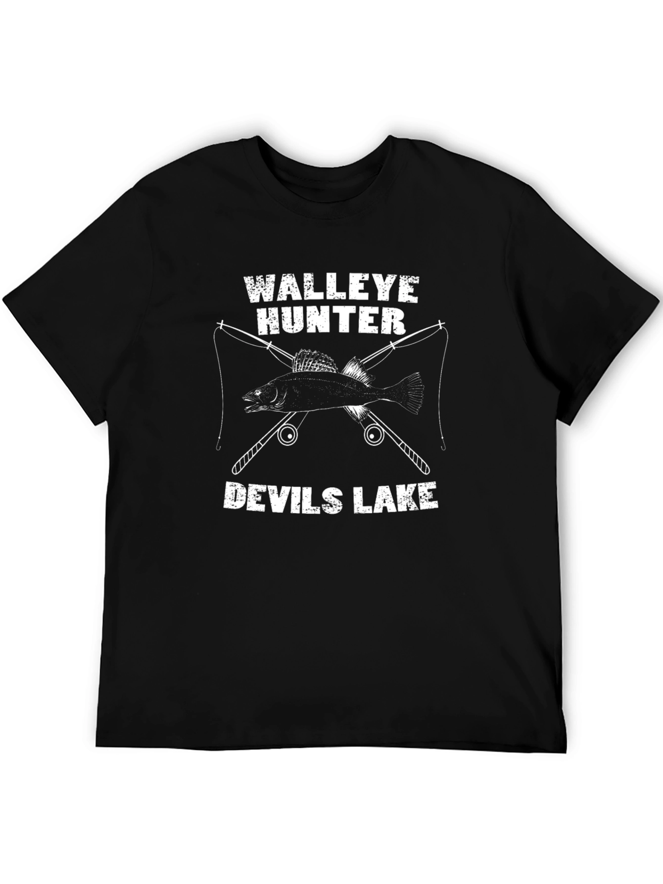 Walleye Hunter Devils Lake Fishing T-Shirt