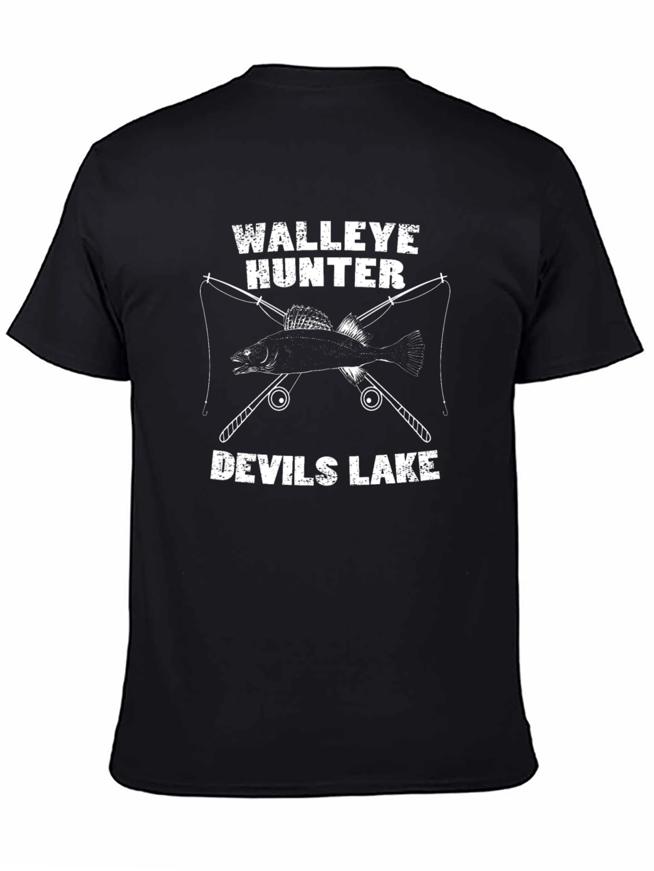 Walleye Hunter Devils Lake Fishing T-Shirt
