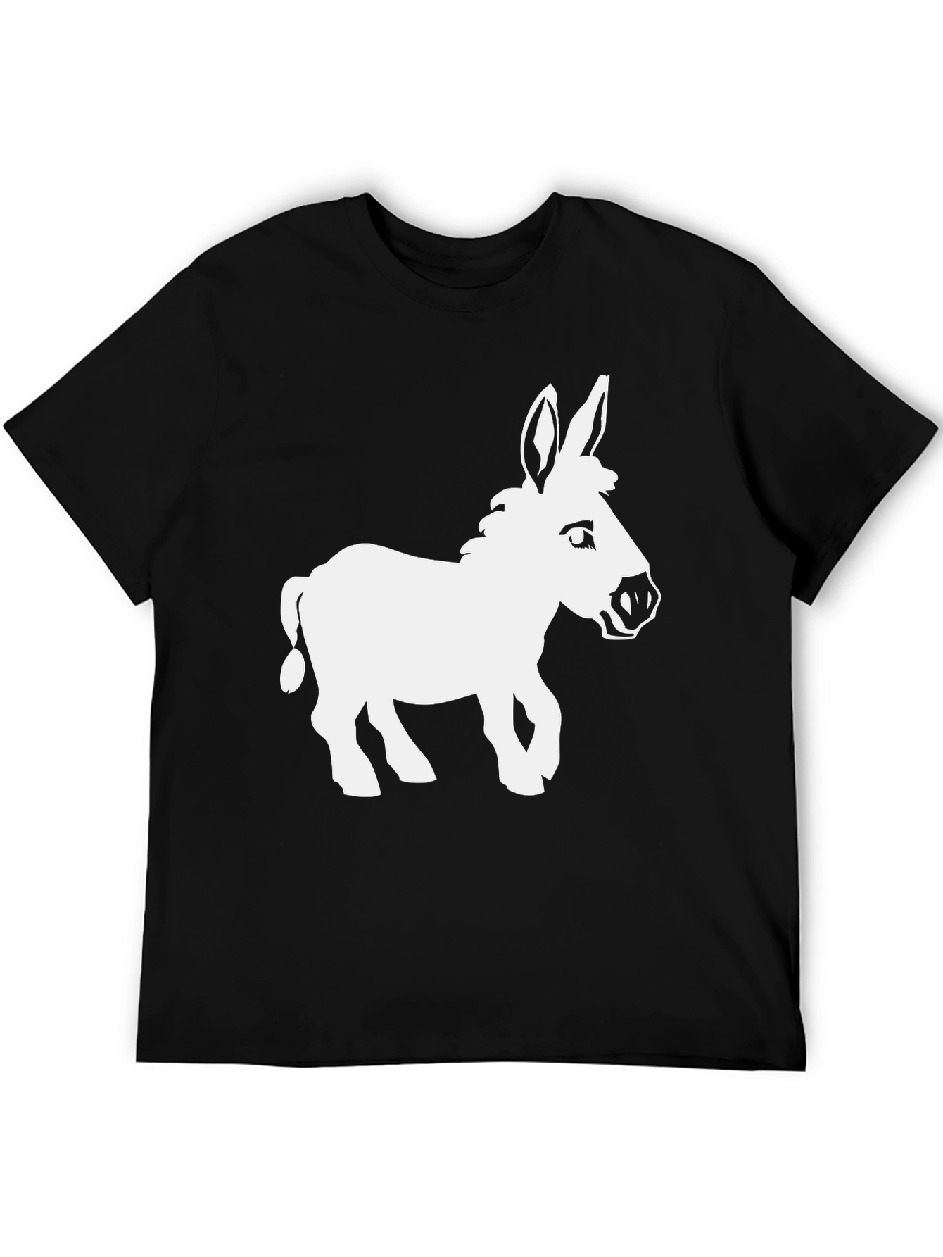 Funny Donkey Graphic Tee - Black T-Shirt