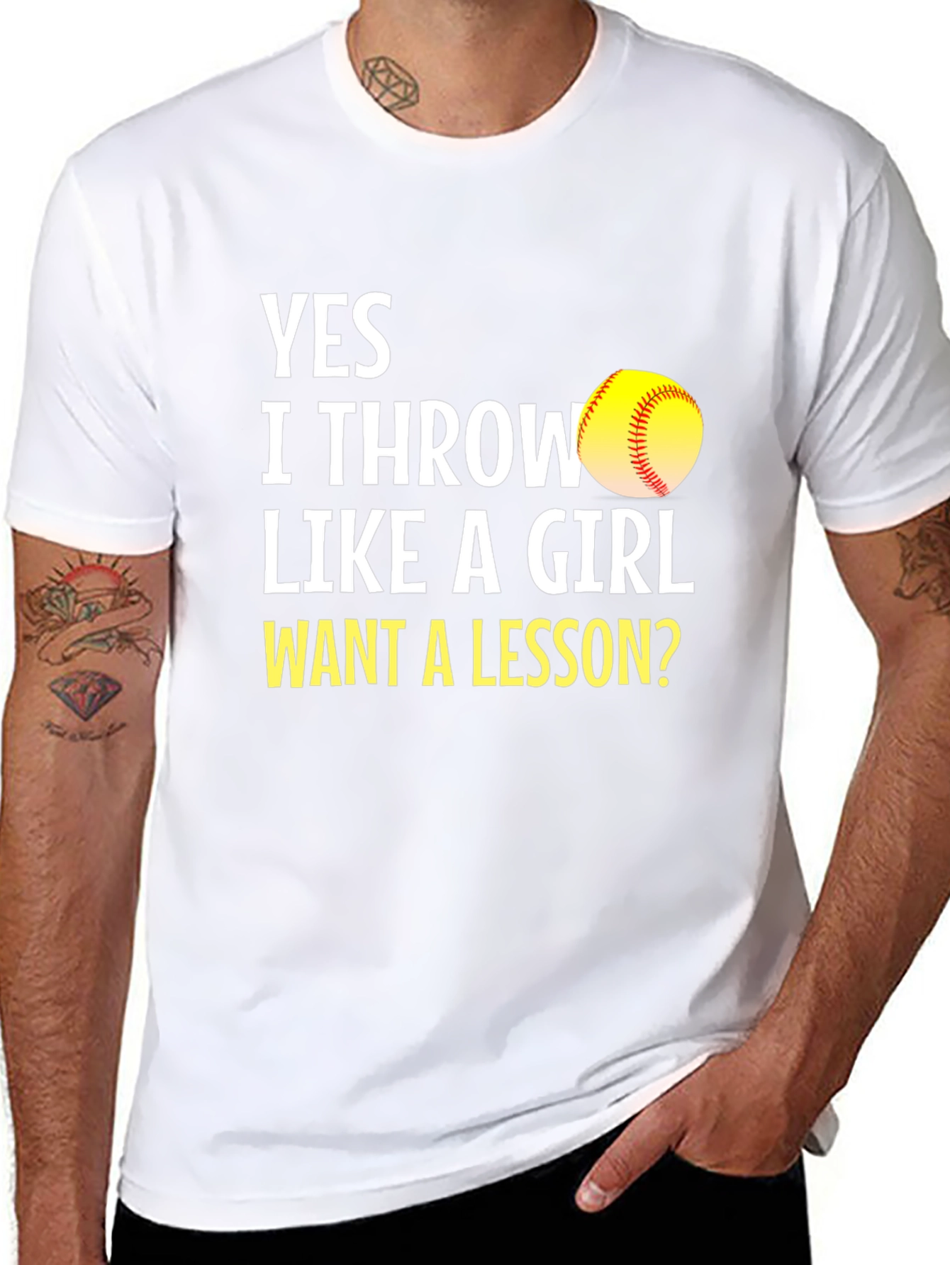 Yes I Throw Like a Girl T-Shirt