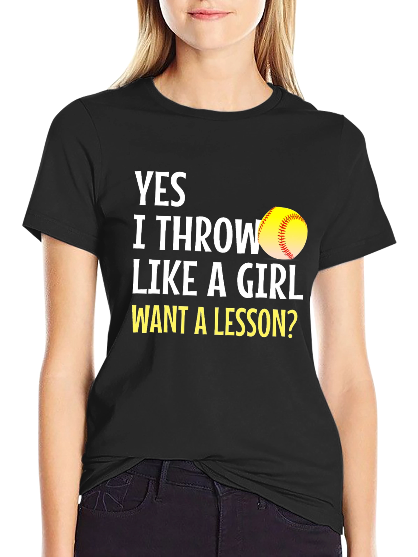 Yes I Throw Like a Girl T-Shirt
