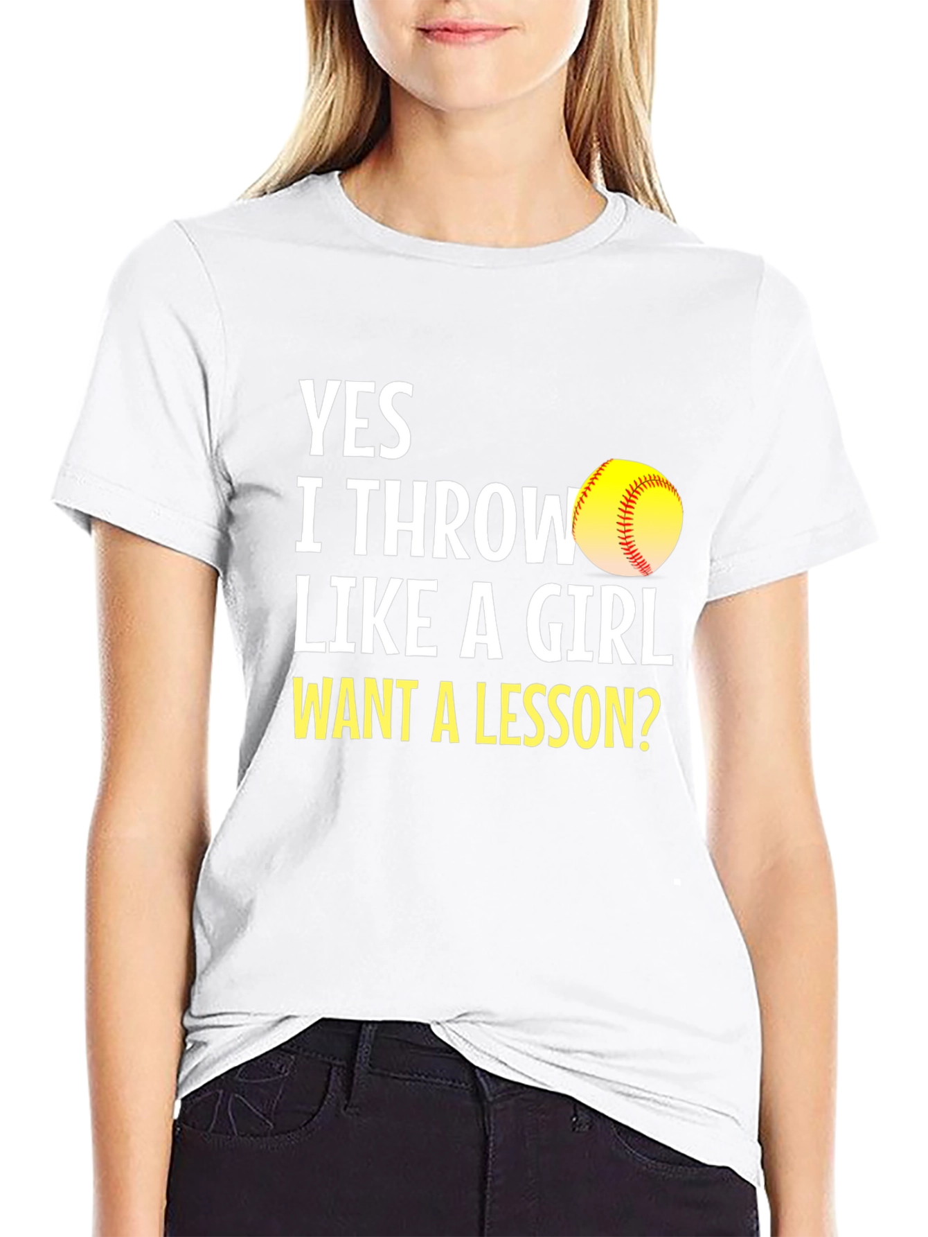 Yes I Throw Like a Girl T-Shirt