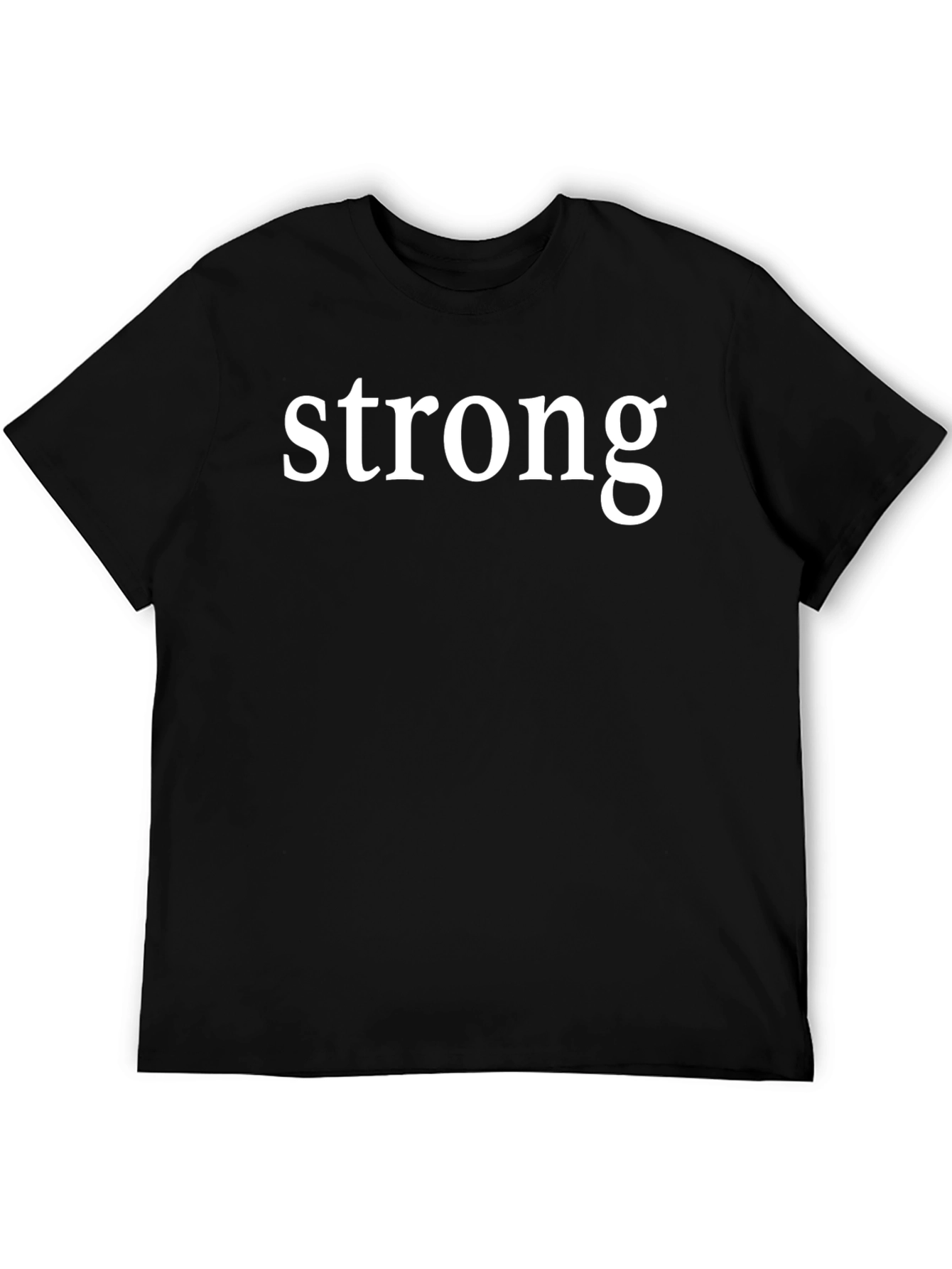 Strong Graphic Tee - Classic Black T-Shirt