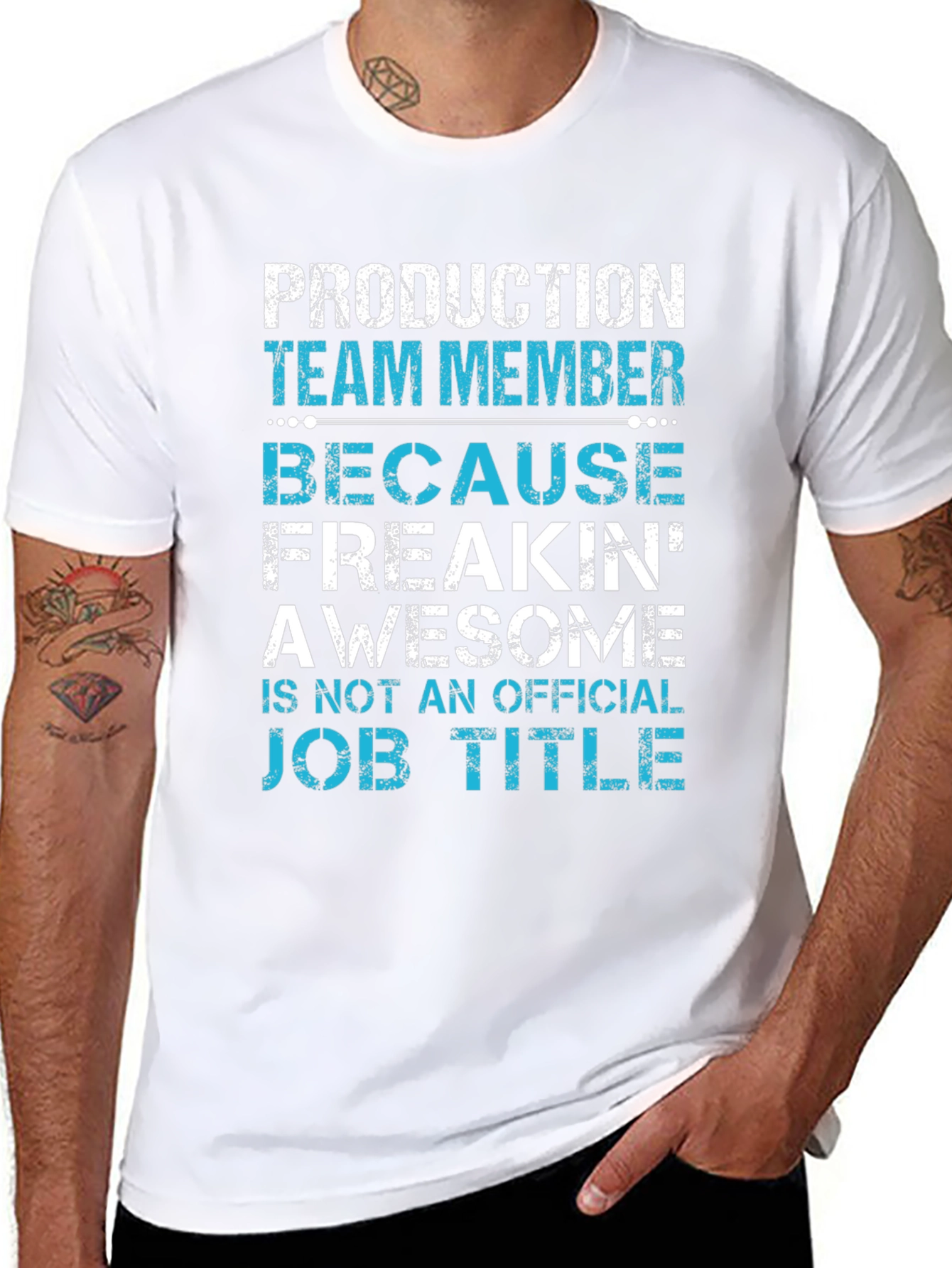 Production Team Member Funny Job Title T-Shirt