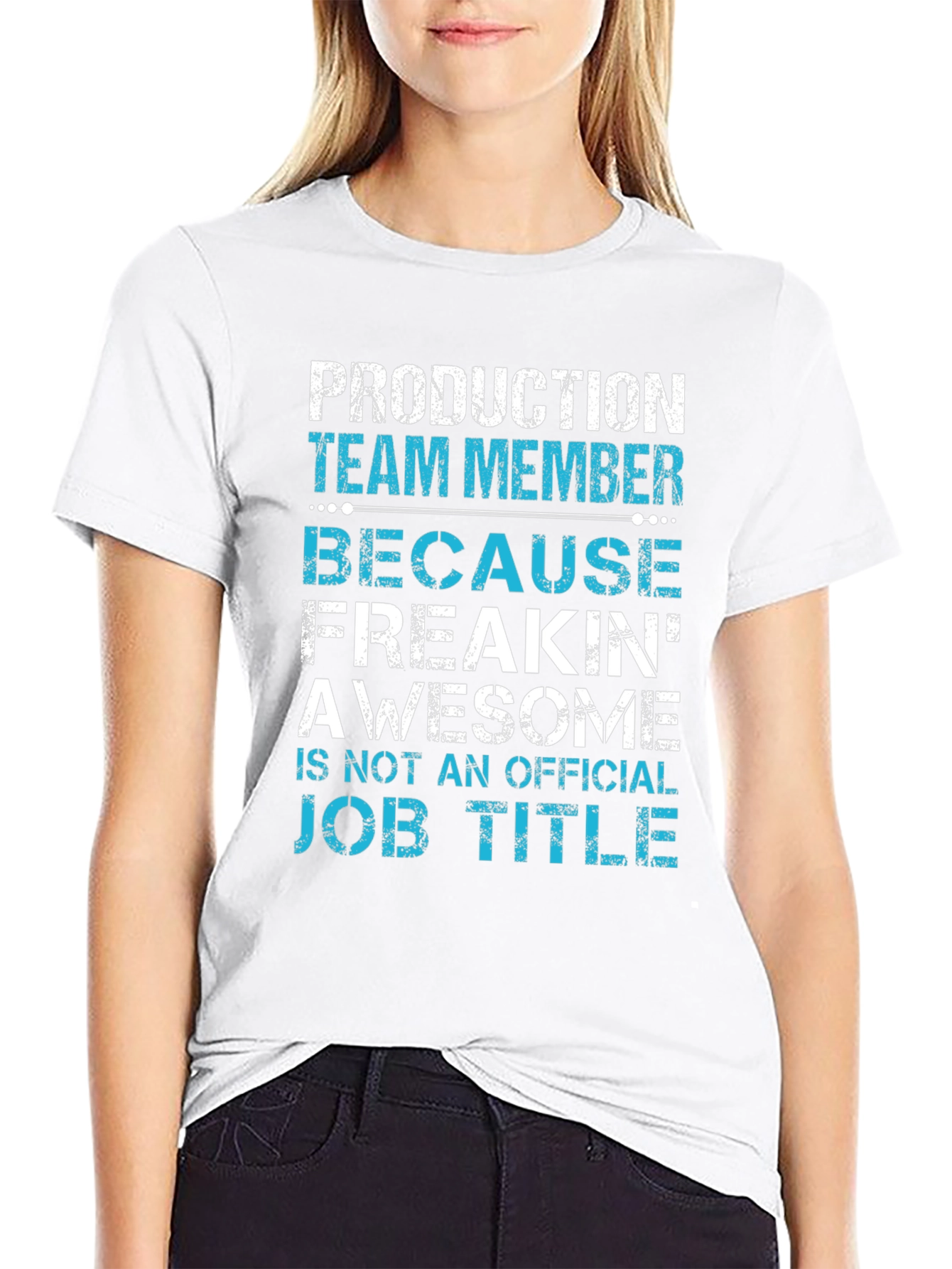 Production Team Member Funny Job Title T-Shirt