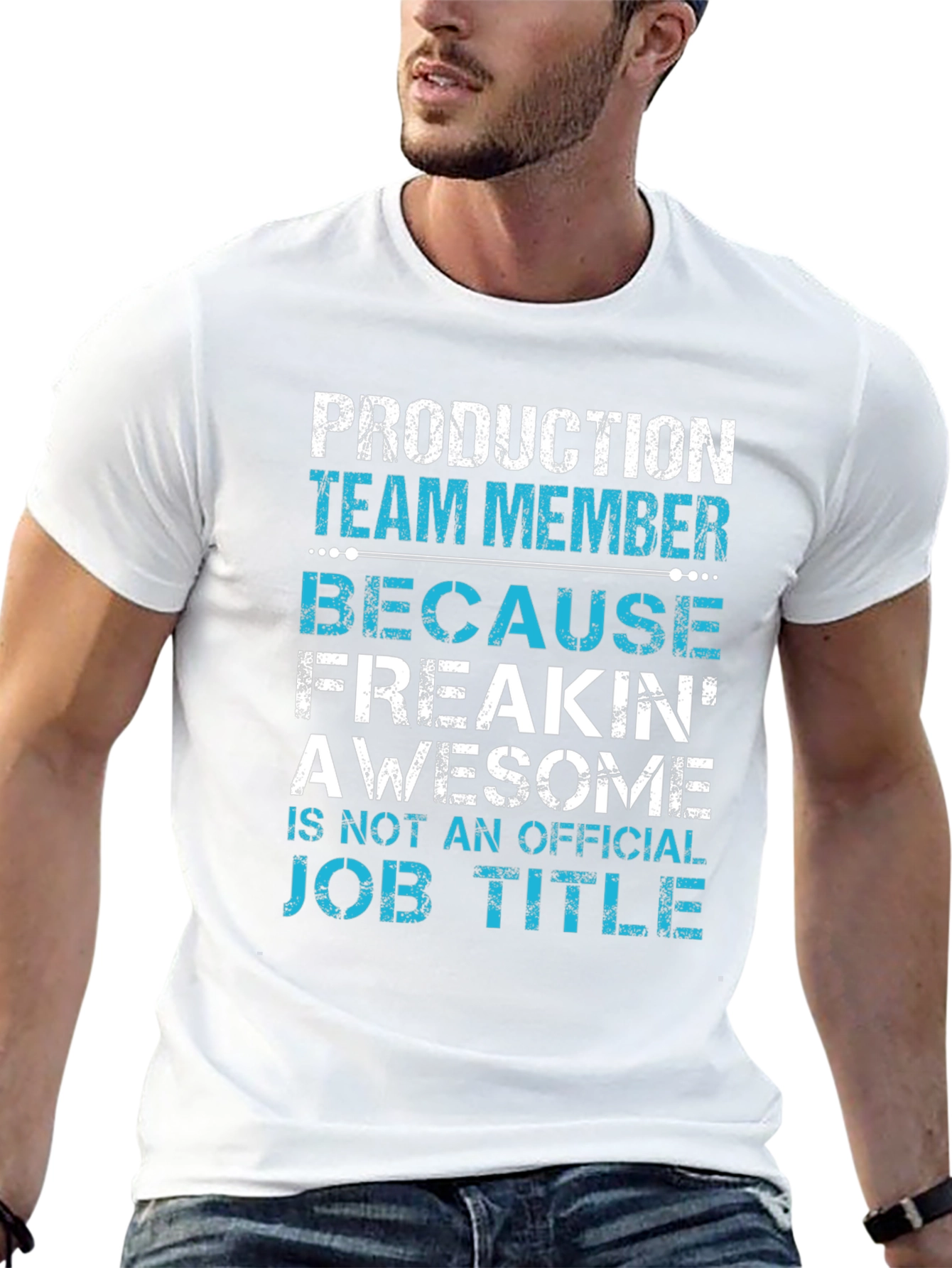Production Team Member Funny Job Title T-Shirt