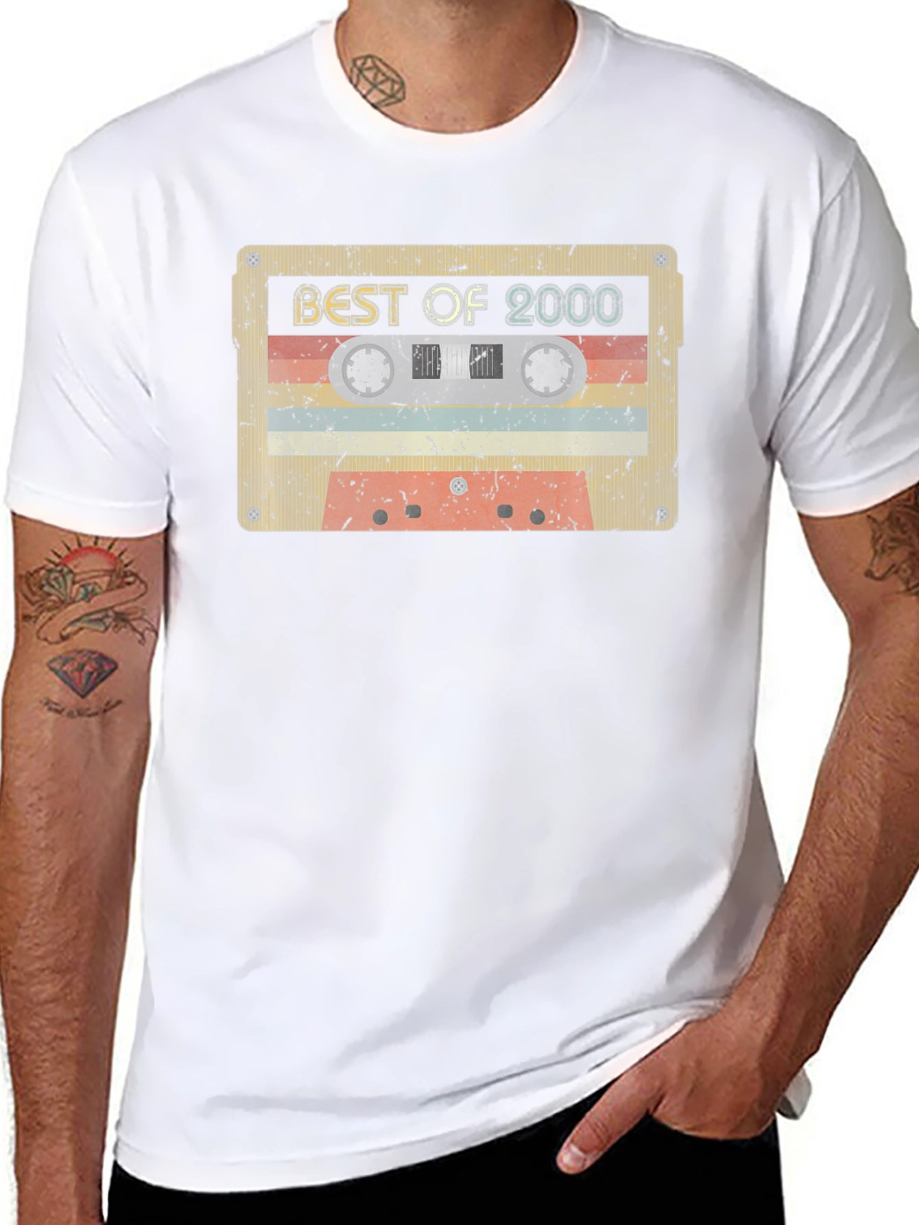 Best of 2000 Retro Cassette Tape Graphic Tee