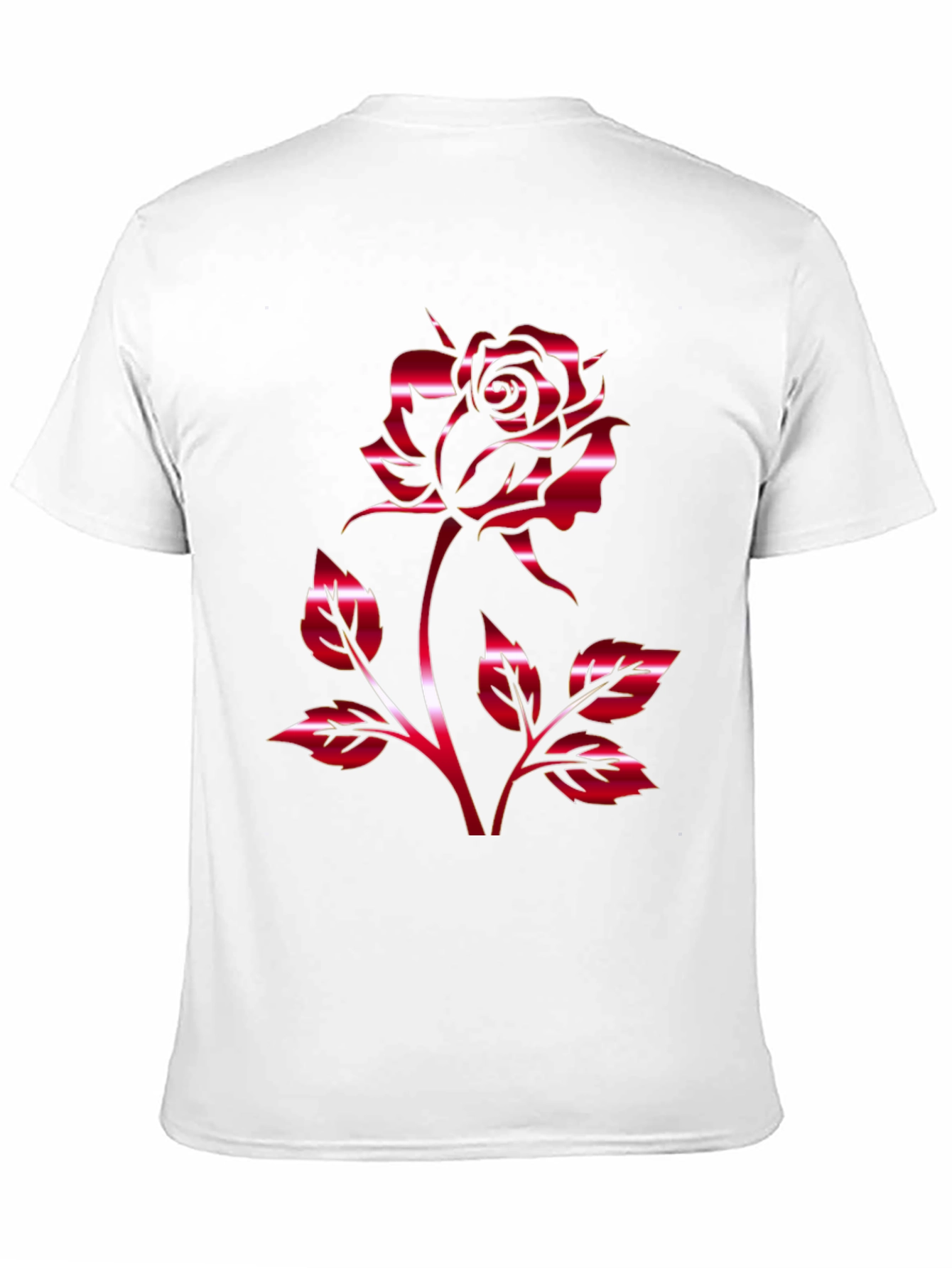 Bold Rose Graphic Tee - Stylish Floral Design