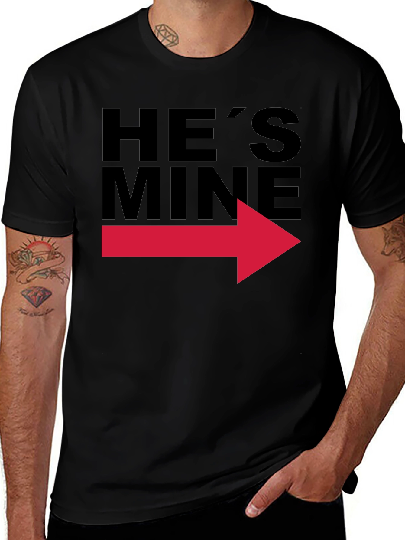 Hes Mine T-Shirt - Couple Matching Tee