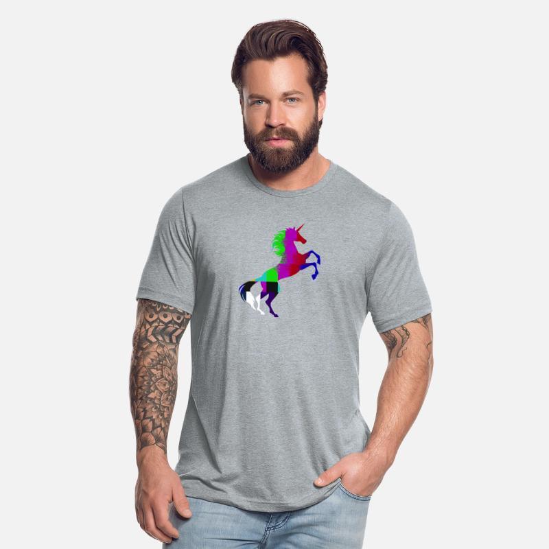 Unicorn No Signal Bars Symbol TShirt RGB Color Pun