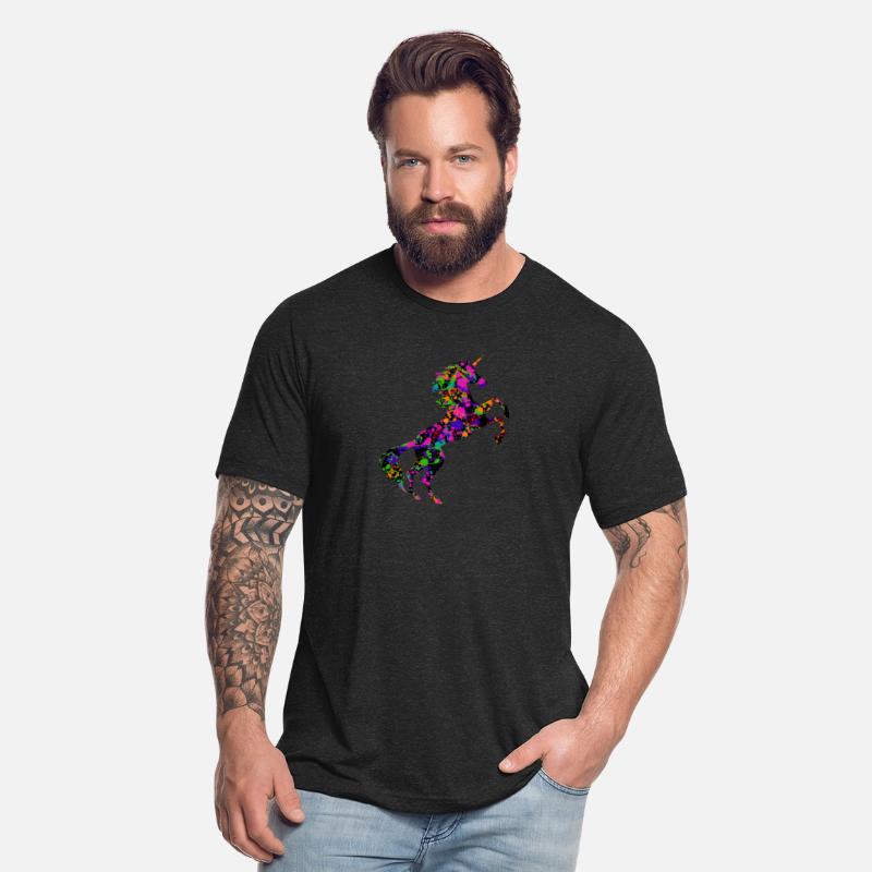 Unicorn Paint Pattern Symbol T-Shirt Spray Paint