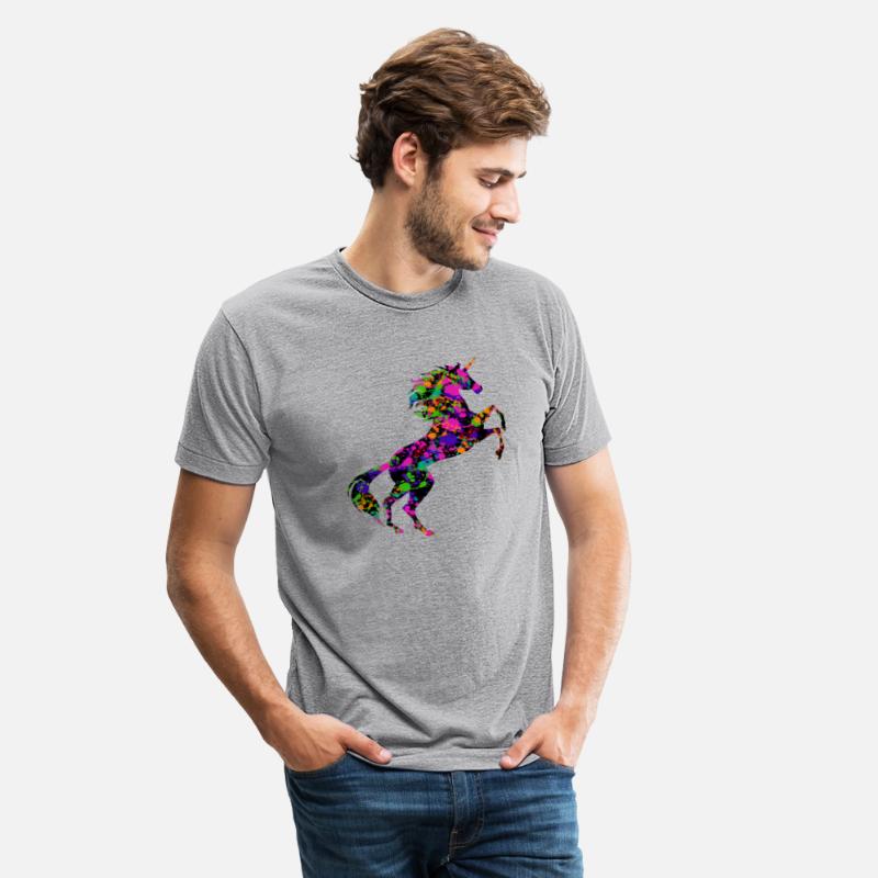 Unicorn Paint Pattern Symbol T-Shirt Spray Paint