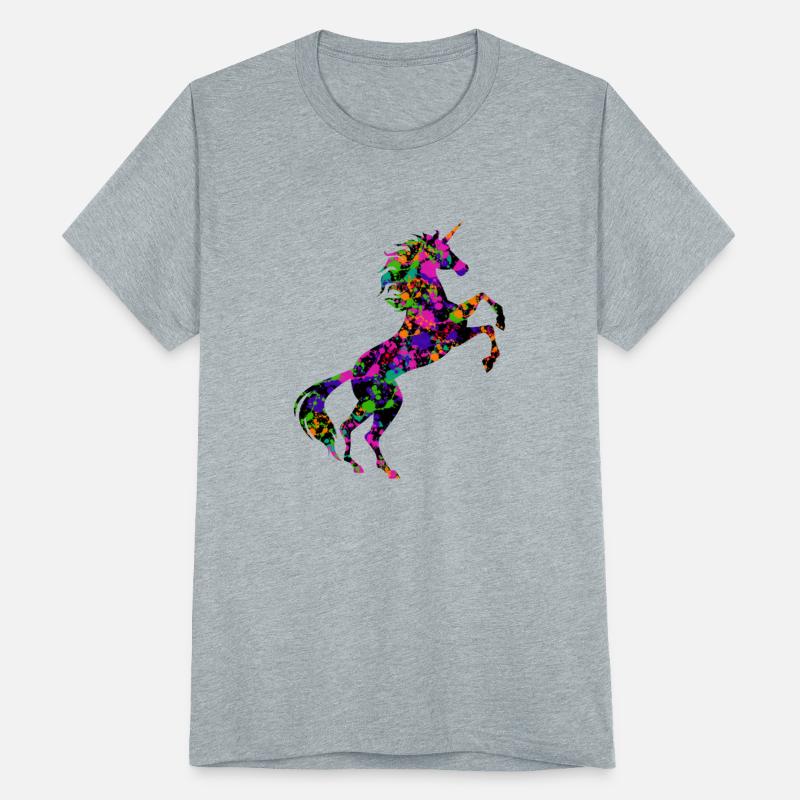 Unicorn Paint Pattern Symbol T-Shirt Spray Paint