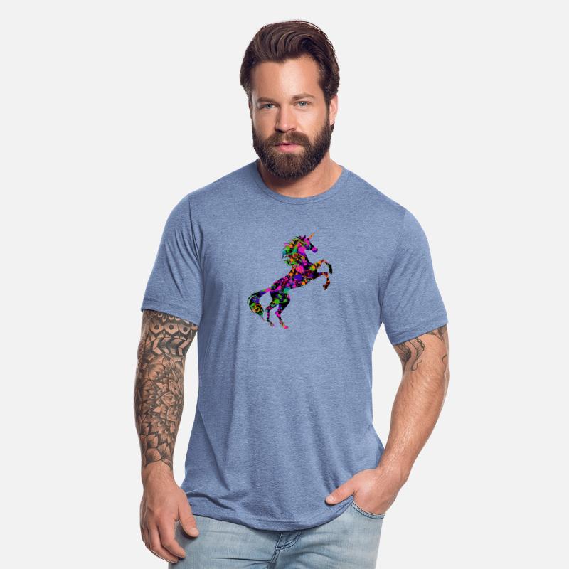 Unicorn Paint Pattern Symbol T-Shirt Spray Paint