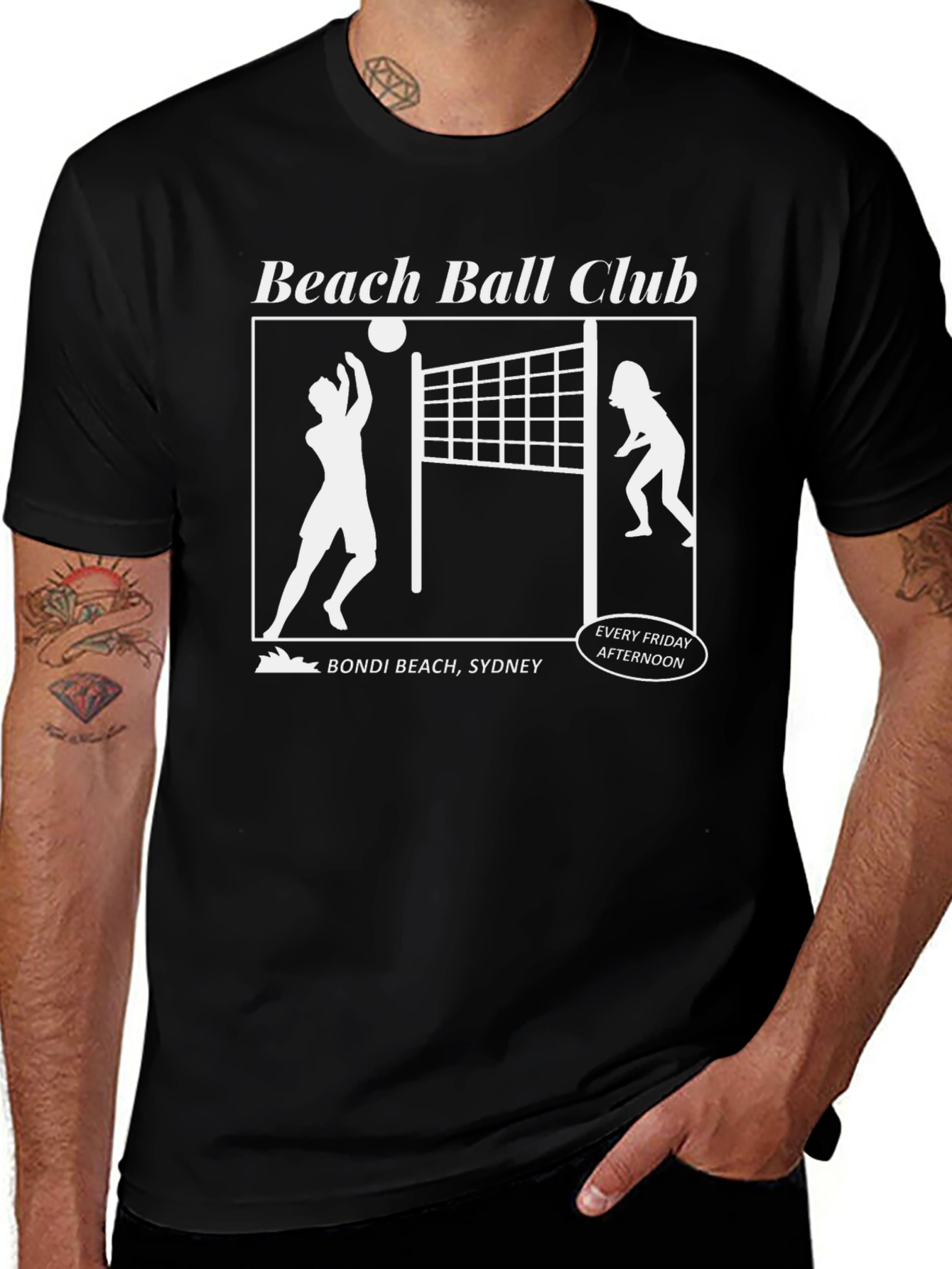 Beach Ball Club T-Shirt - Bondi Beach Sydney