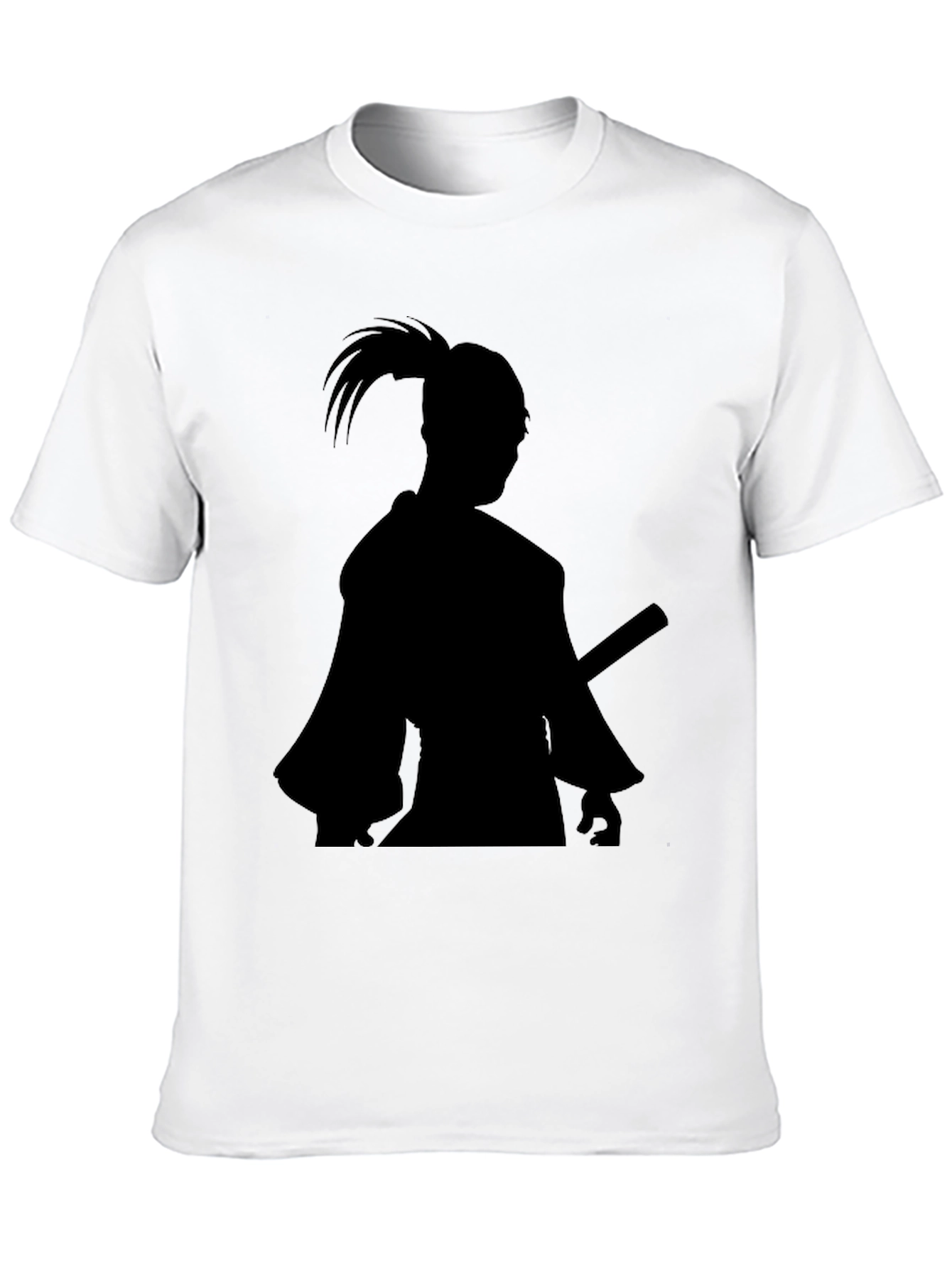 Samurai Silhouette Black T-Shirt