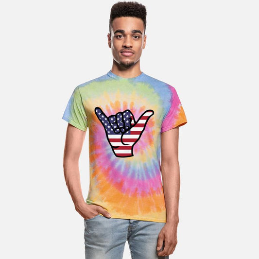 USA flag Shaka