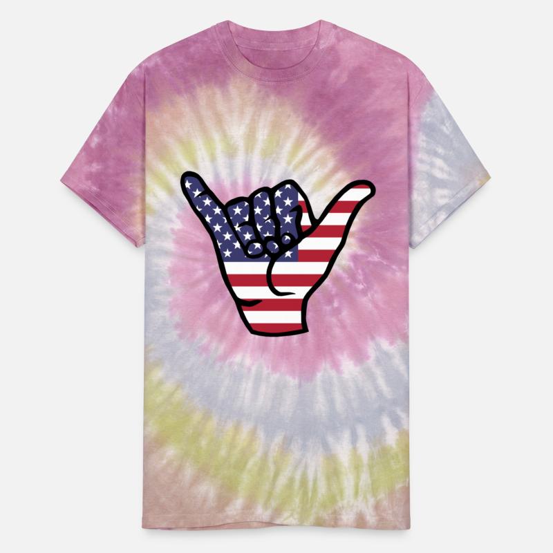 USA flag Shaka