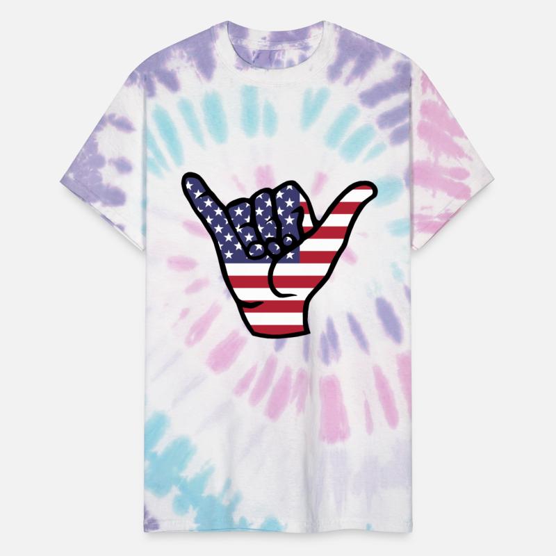 USA flag Shaka
