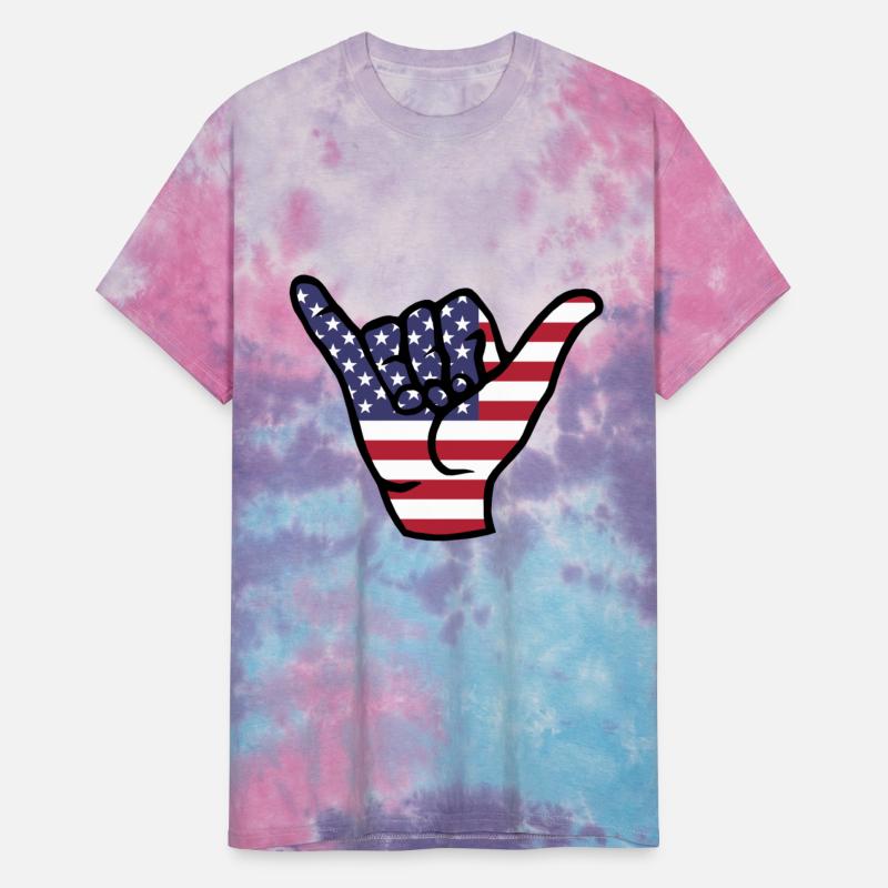 USA flag Shaka