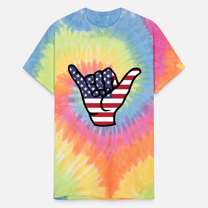 USA flag Shaka