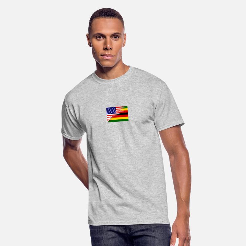 USA Zimbabwe Flag American Immigrant