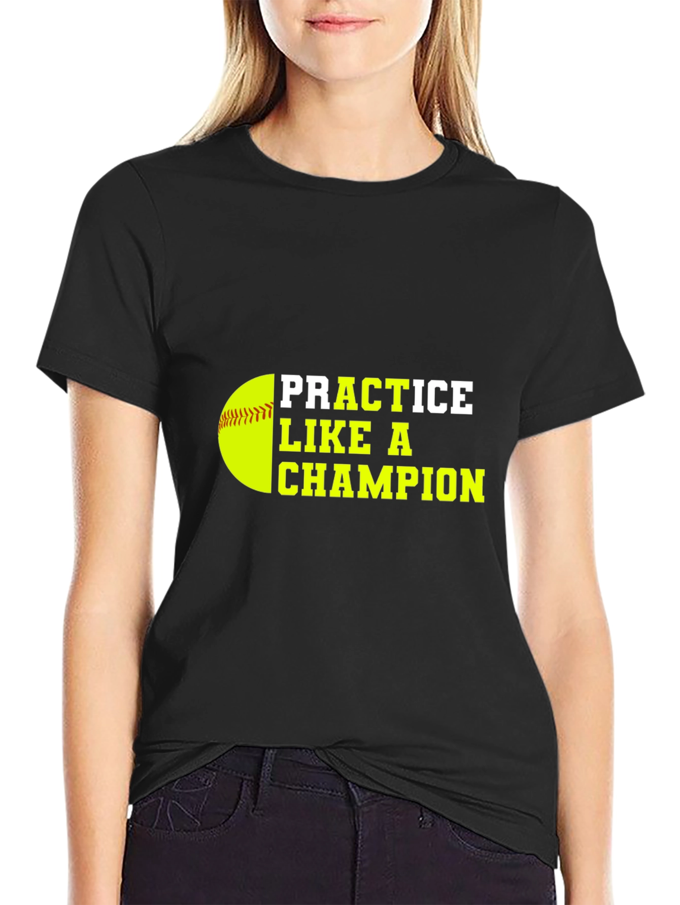 Practice Like a Champion Black T-Shirt