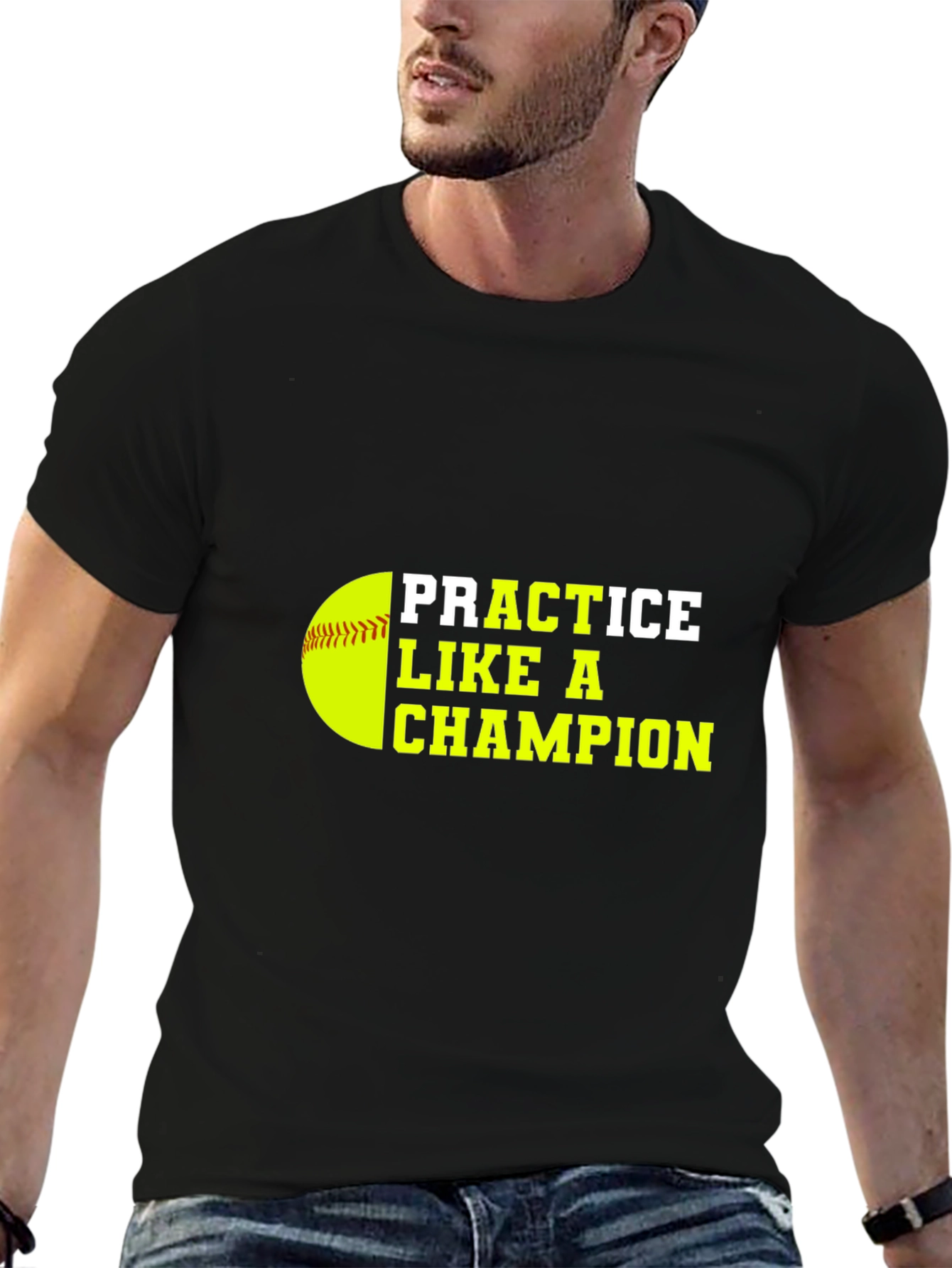 Practice Like a Champion Black T-Shirt