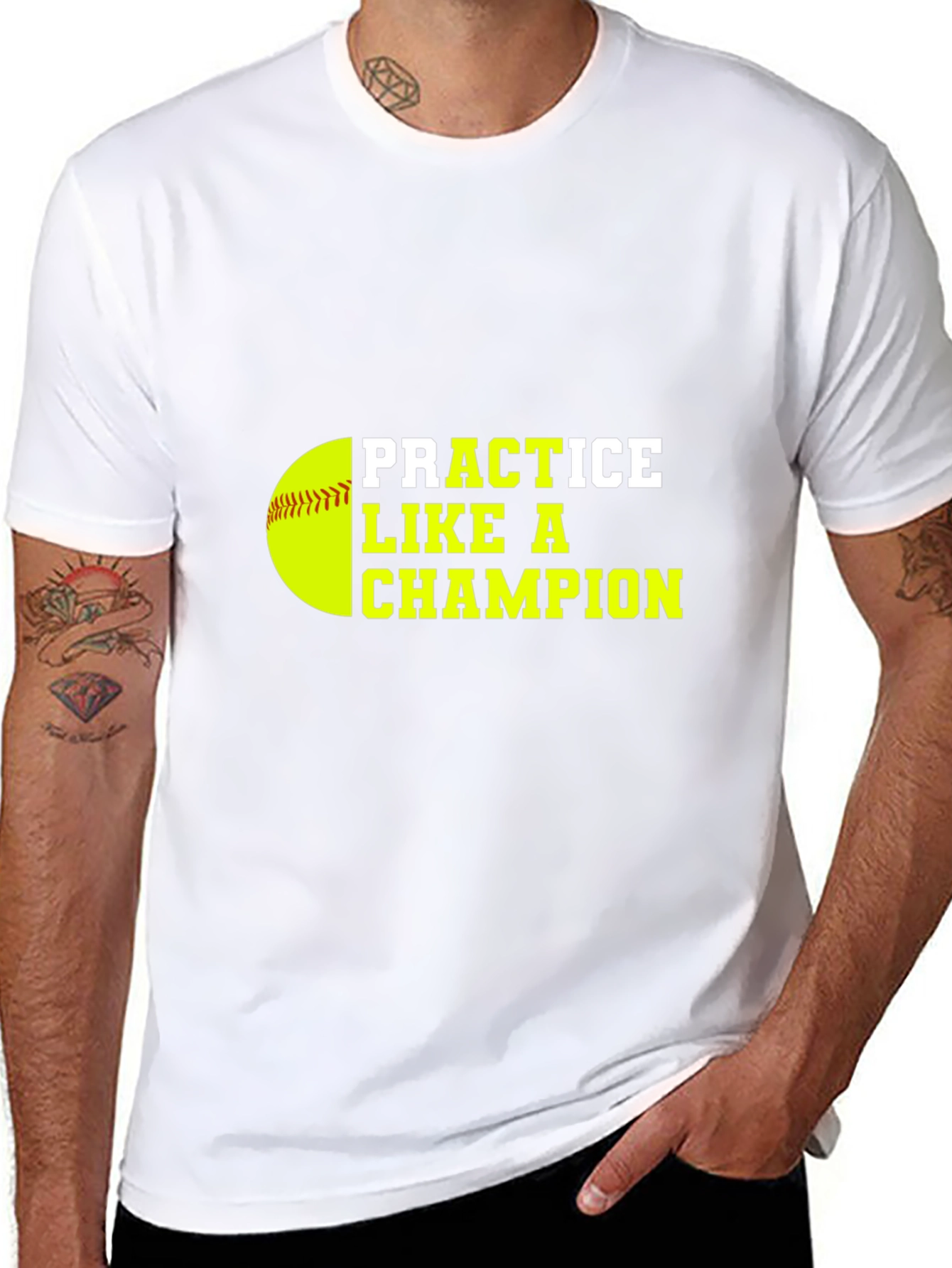 Practice Like a Champion Black T-Shirt
