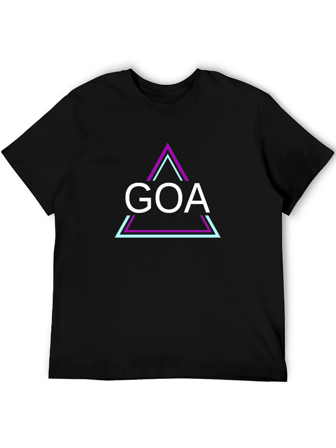 GOA Graphic Tee - Trendy Black T-Shirt