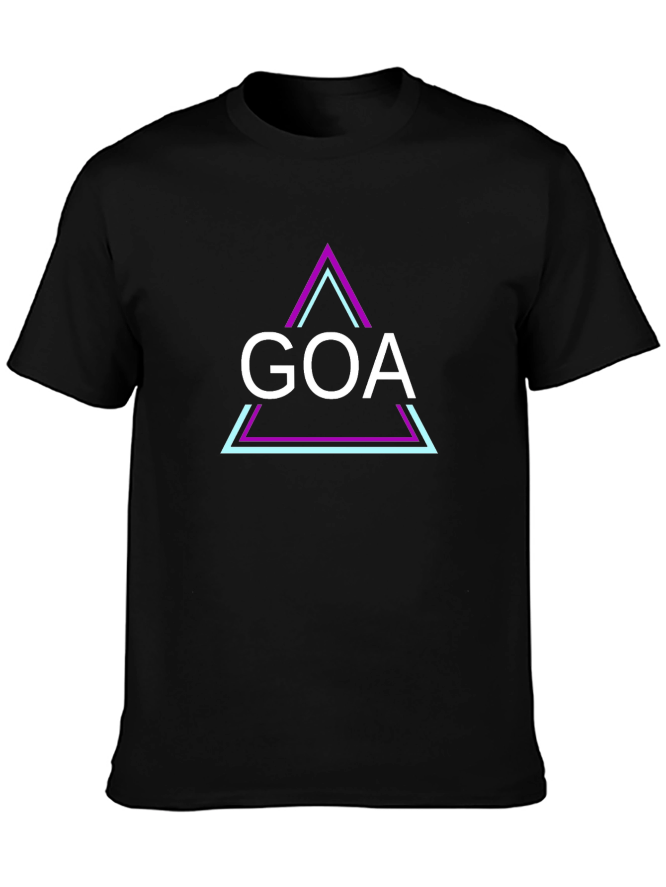 GOA Graphic Tee - Trendy Black T-Shirt