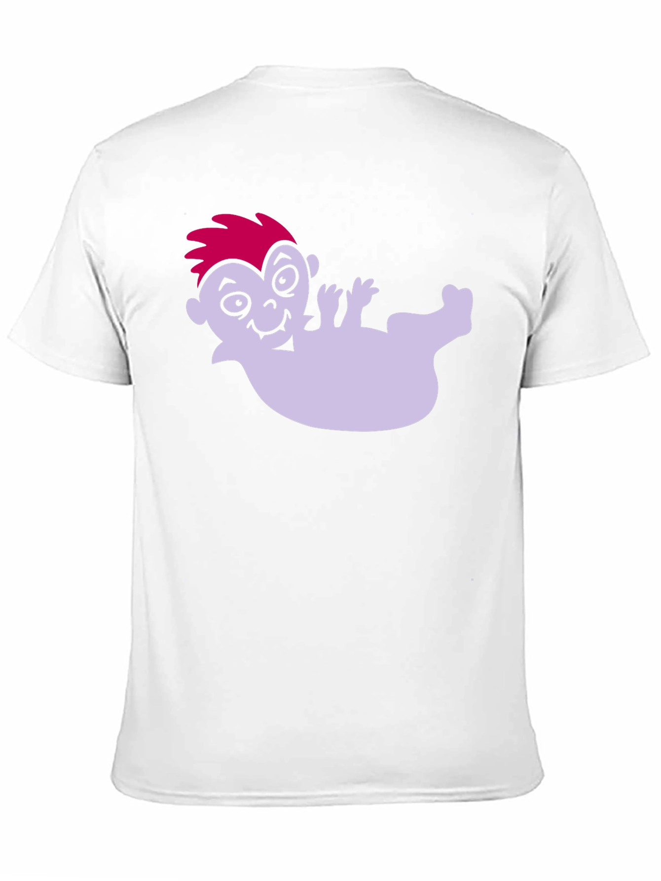 Cartoon Vampire on Black Tee