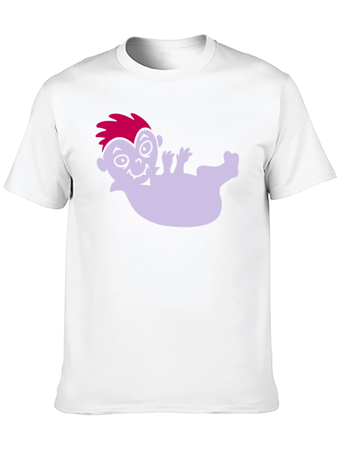 Cartoon Vampire on Black Tee