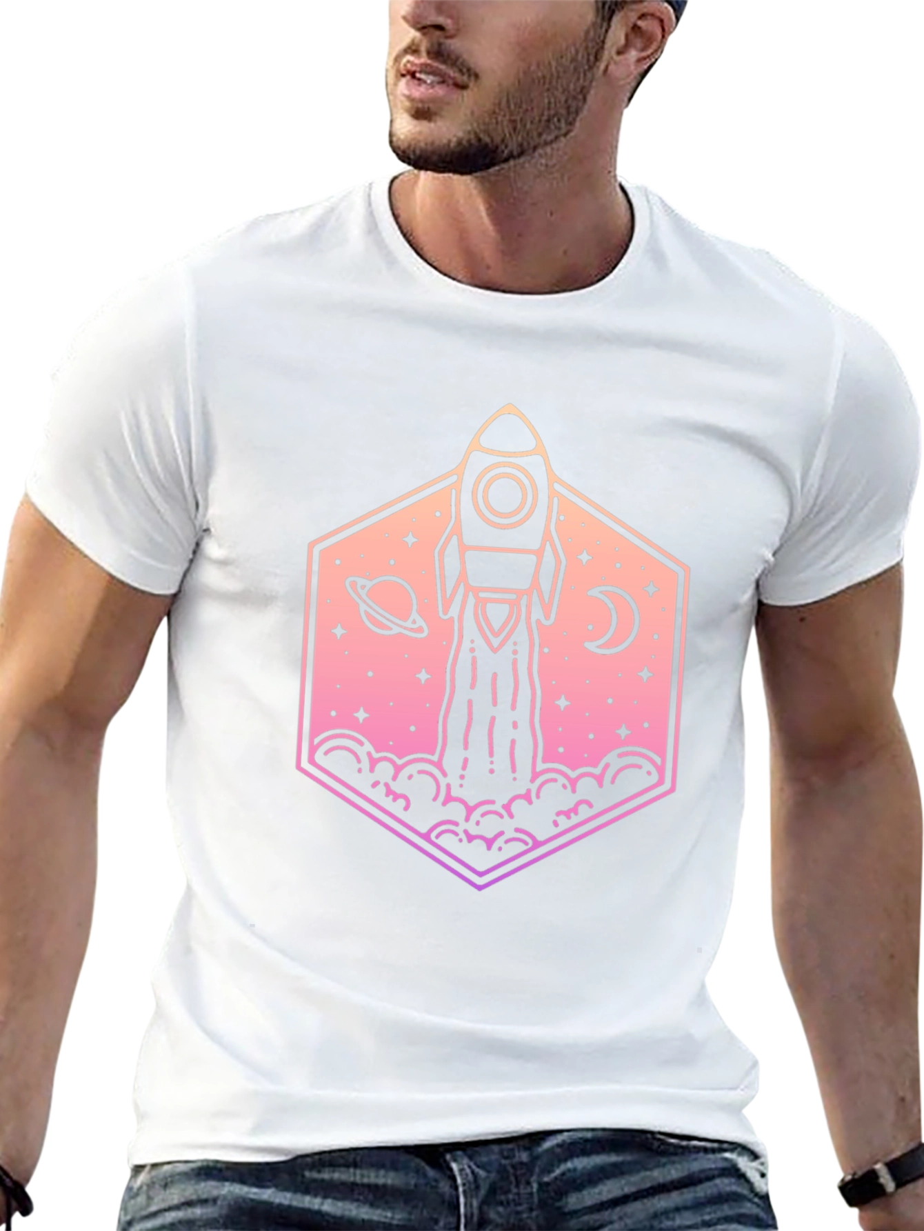 Rocket Ship Graphic Tee
