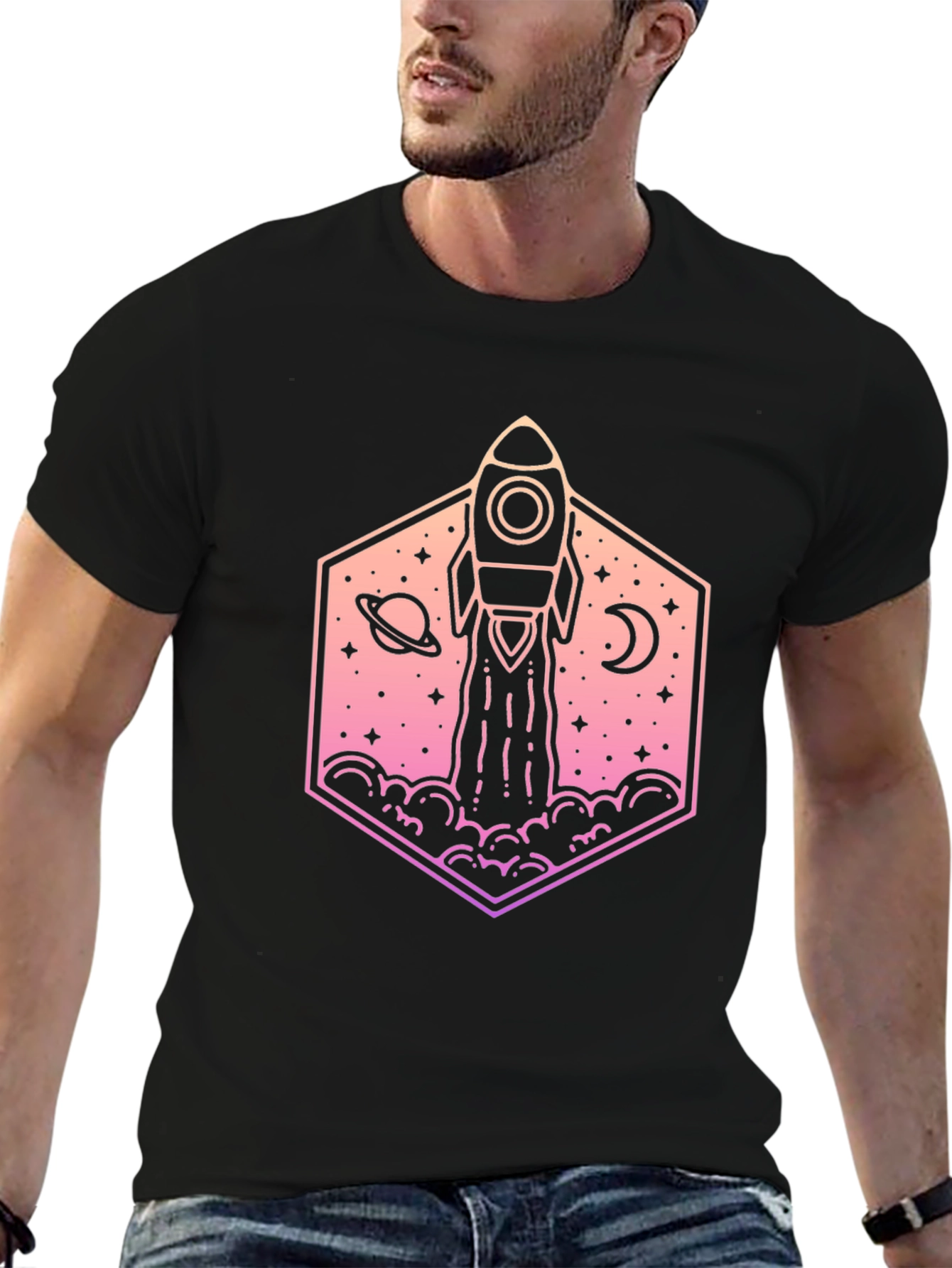 Rocket Ship Graphic Tee