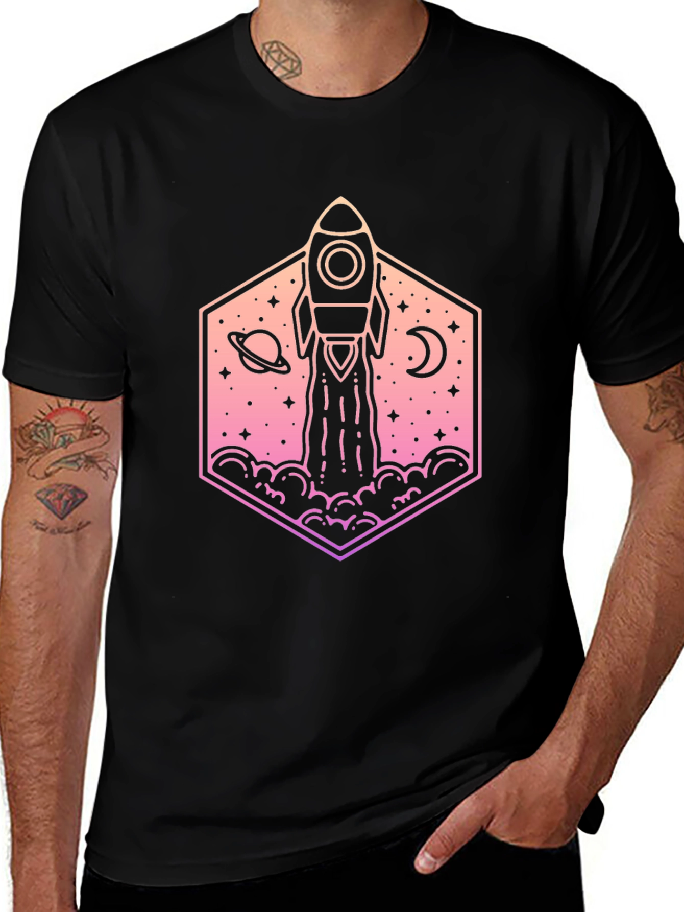 Rocket Ship Graphic Tee