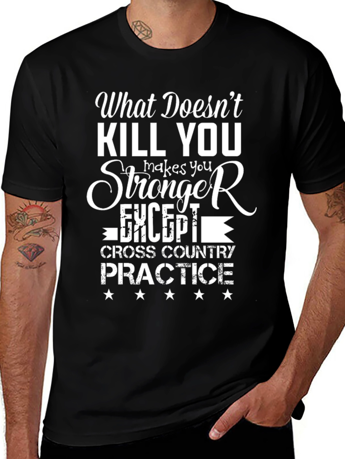 Cross Country Practice Graphic T-Shirt