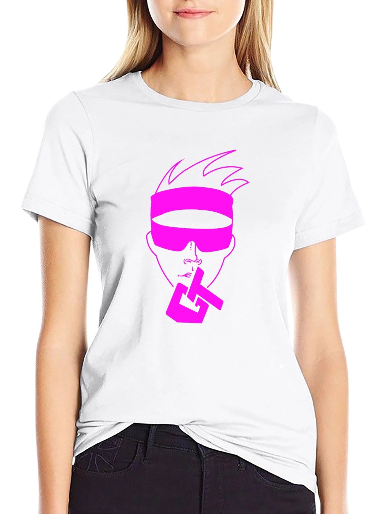 Pink Graphic Tee - Secret Agent Style