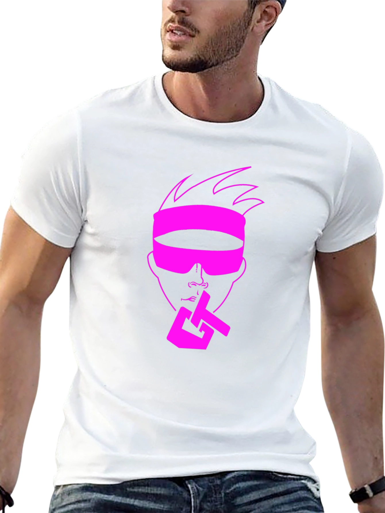 Pink Graphic Tee - Secret Agent Style