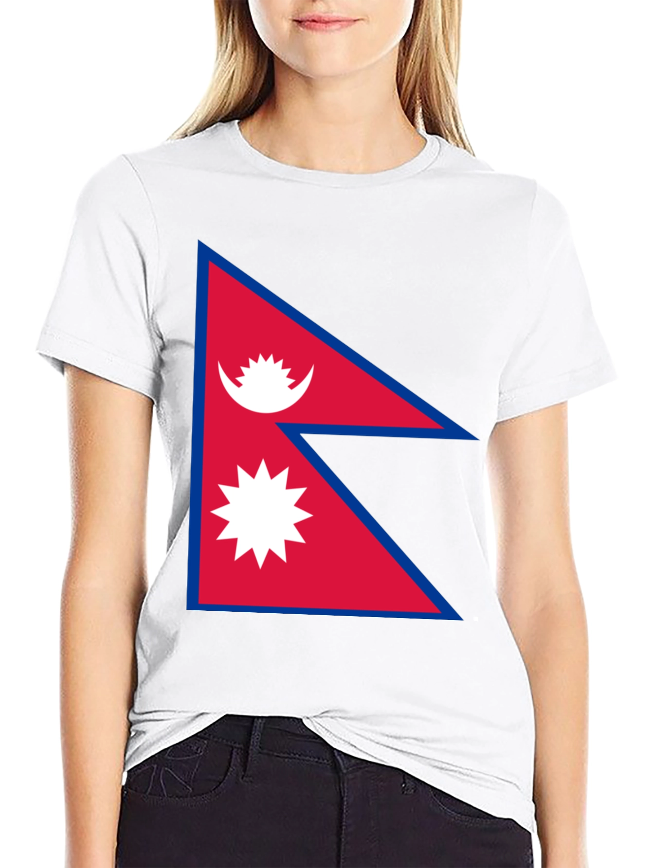 Nepal Flag T-Shirt - Graphic Tee